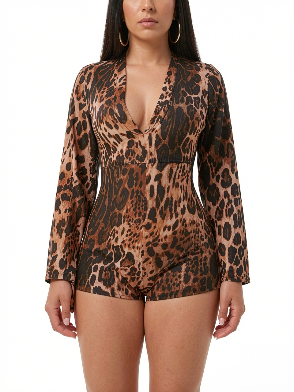 Women Long Sleeve Romper