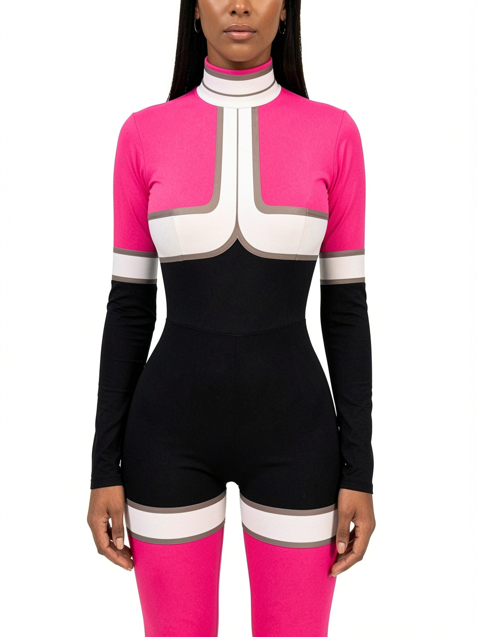 Women Long Sleeve Tight Romper