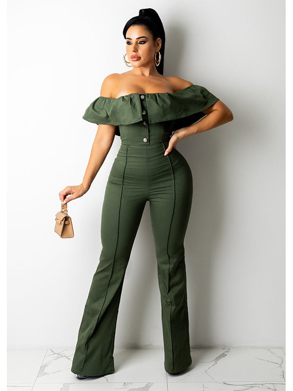 Women Off Shoulder Jumpsuit