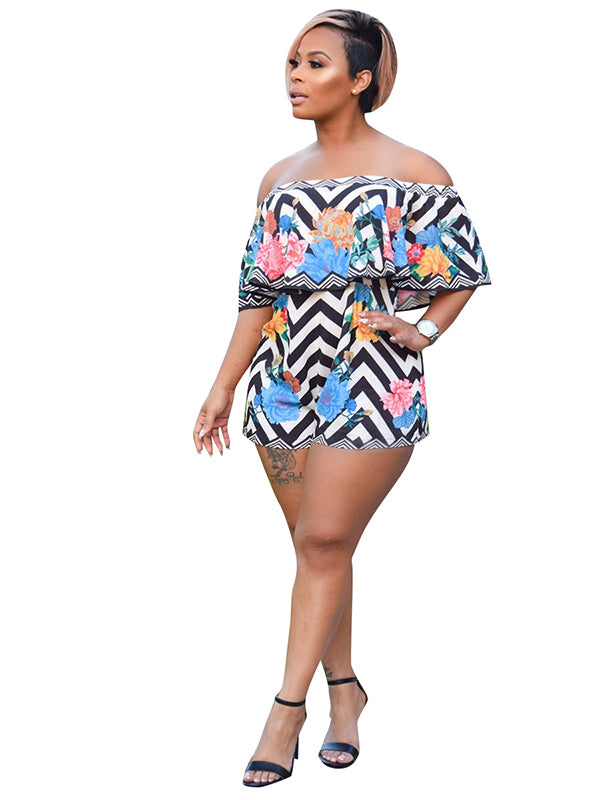 Women Off Shoulder Romper