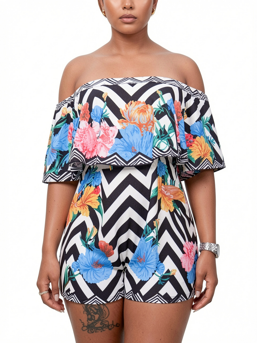 Women Off Shoulder Romper