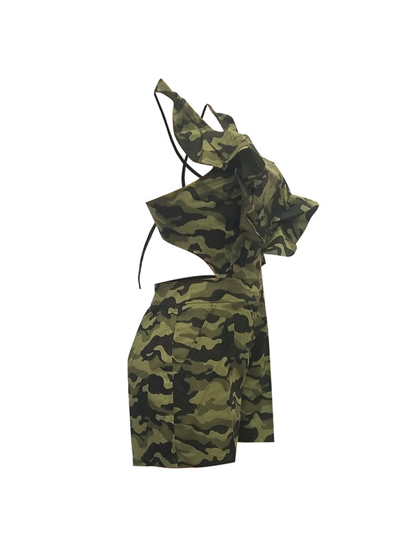 Women Green Sexy Romper
