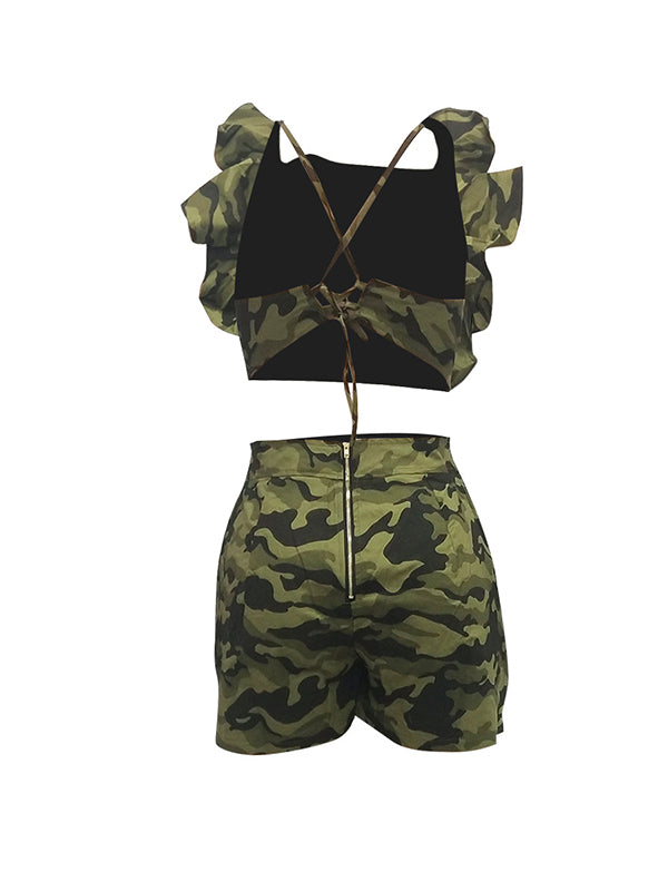 Women Green Sexy Romper