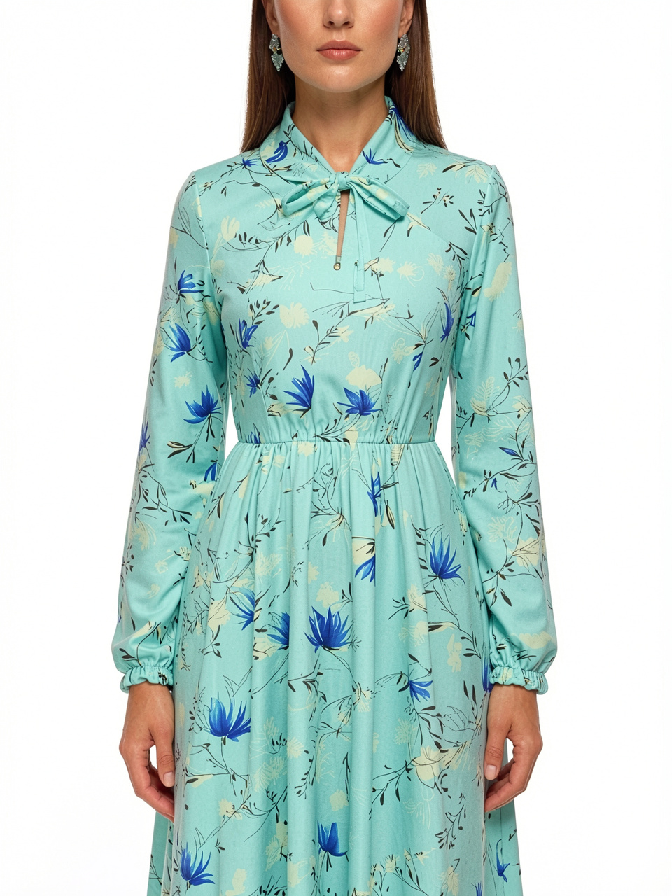 Summer Floral Print Casual Shirt Dress